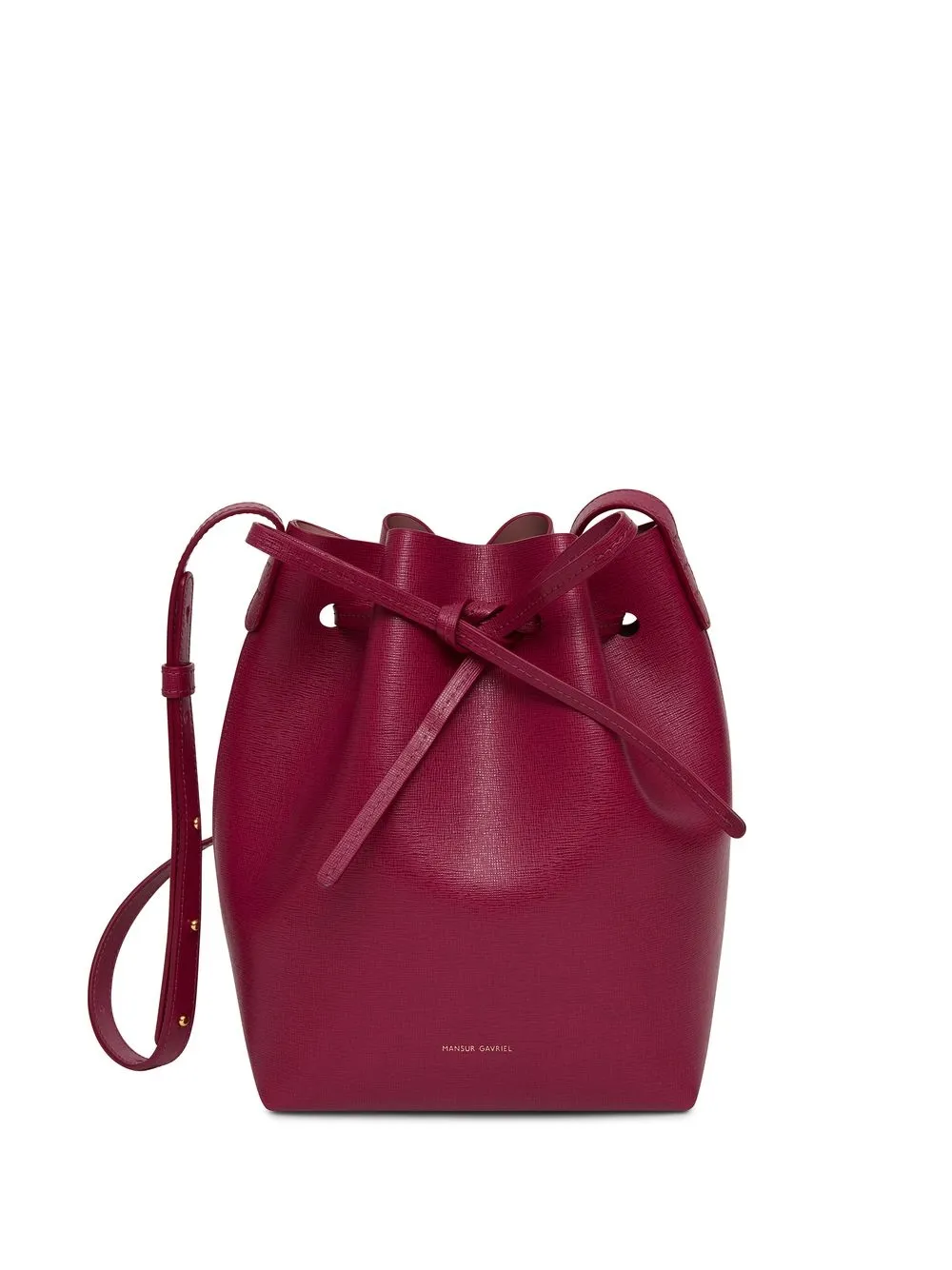 

Mansur Gavriel bolsa bucket mini - Rojo