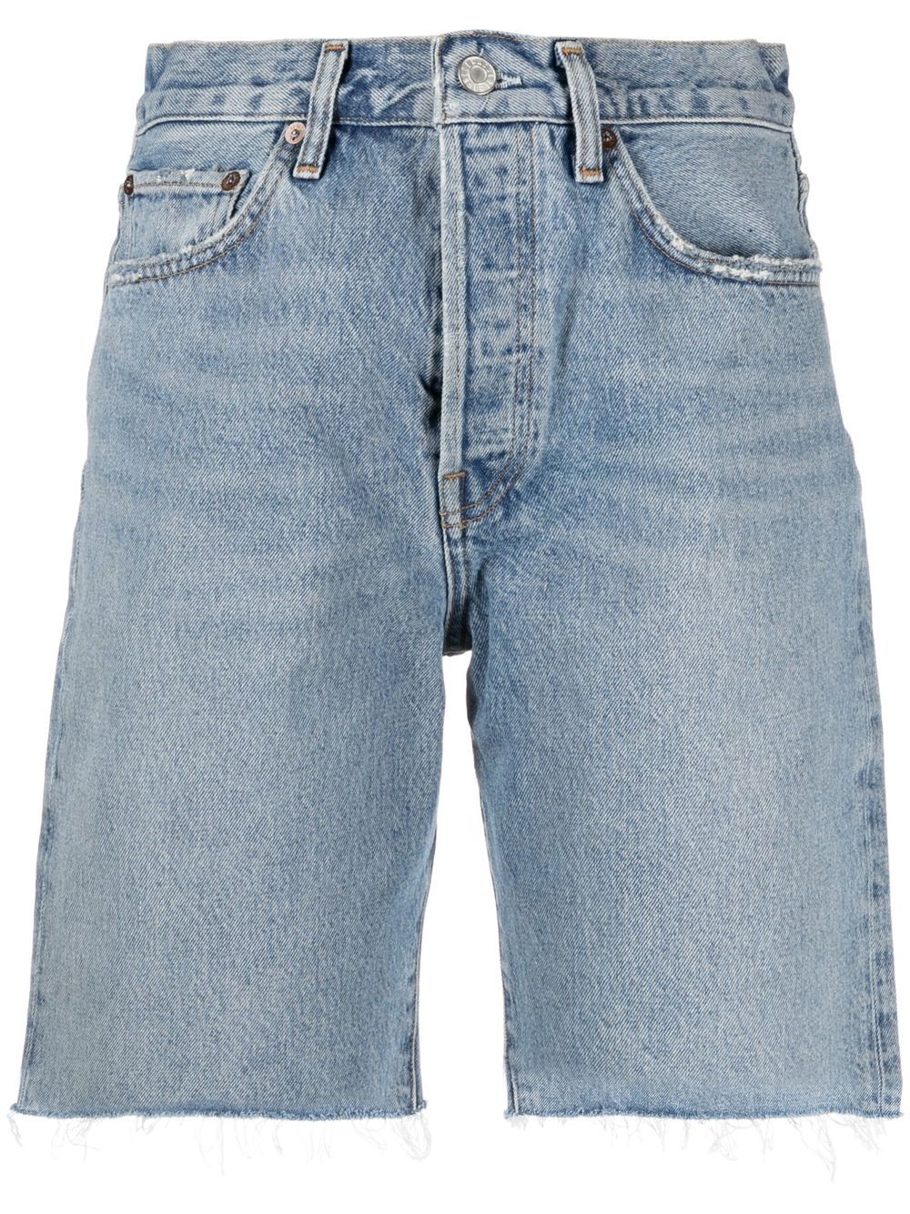 AGOLDE IRA MID-RISE DENIM SHORTS