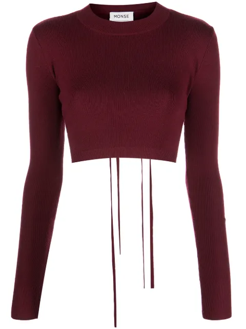 Monse sudadera con detalle de agujetas