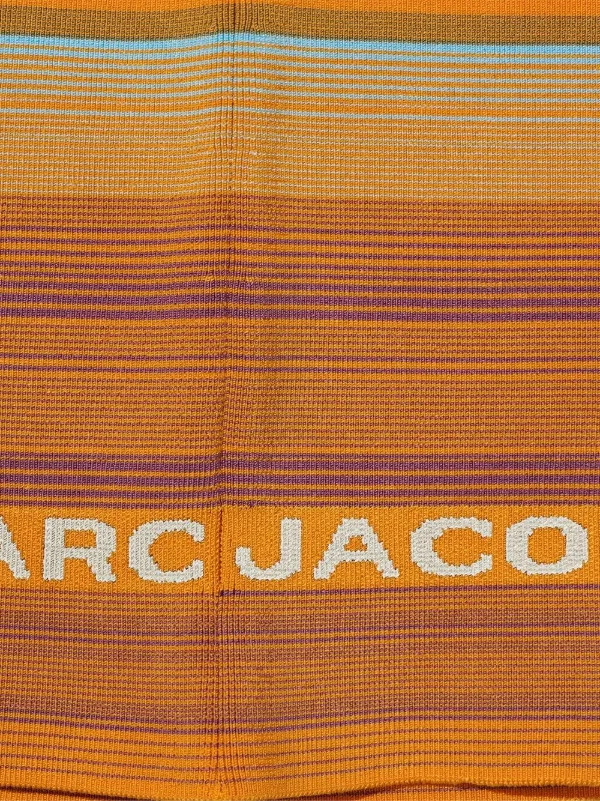 【関税込み】Marc Jacobs オレンジ The Tube ミディアムスカート Marc Jacobs The Tube ストライプ スカート | オレンジ