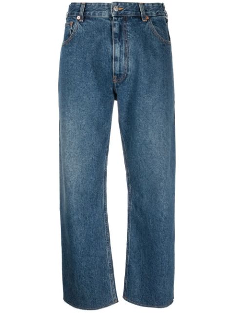 MM6 Maison Margiela high-waisted wide-leg jeans Women