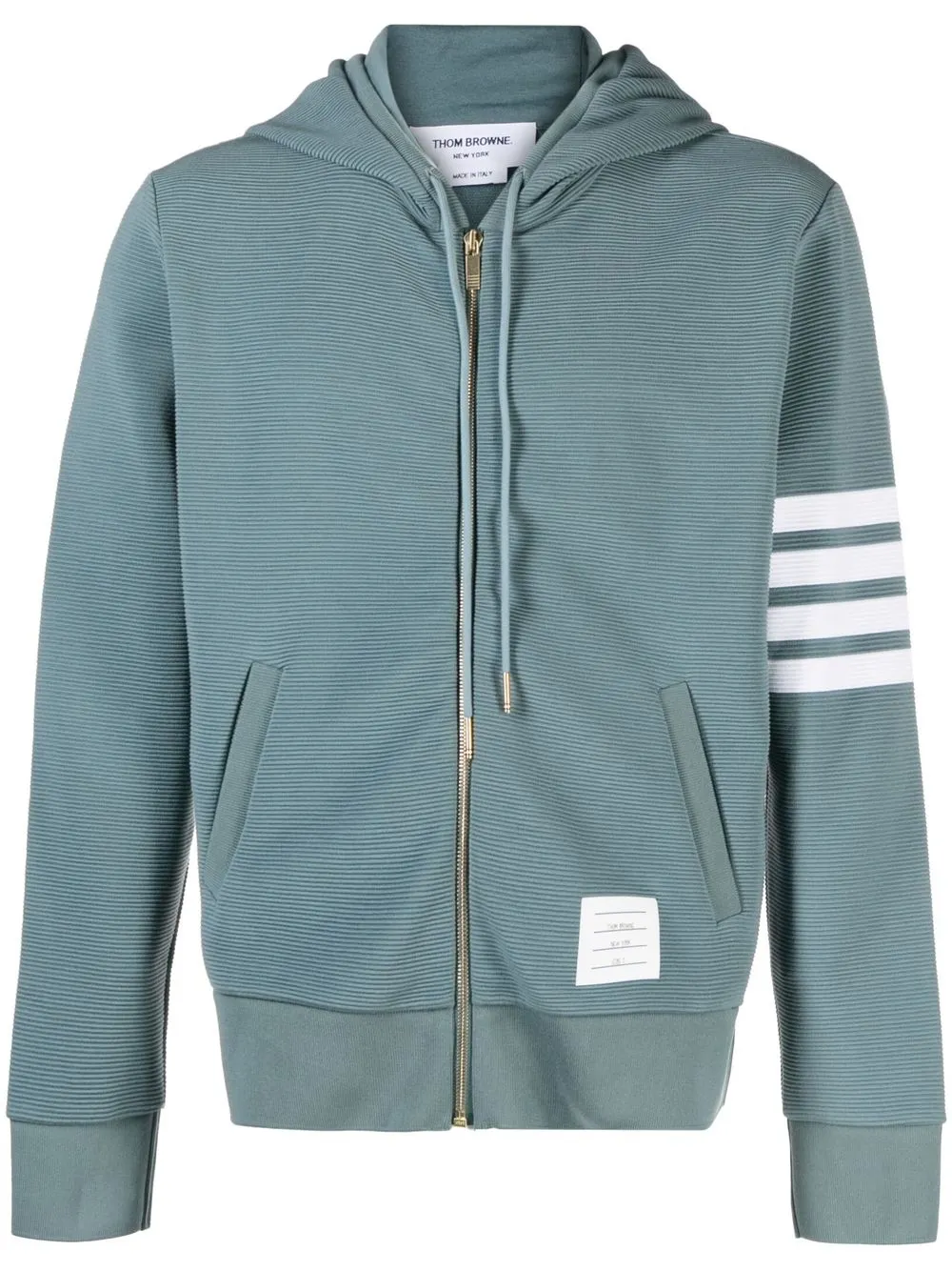 

Thom Browne hoodie con motivo 4-Bar - Azul