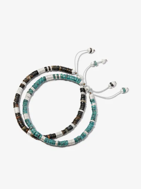 M.Cohen set of two beaded bracelets