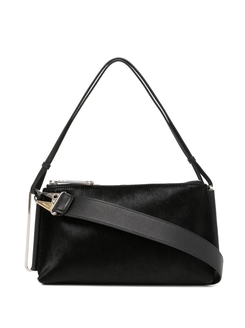 

Dion Lee Binary calf hair crossbody bag - Black