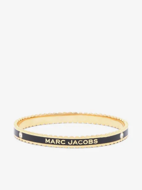 Marc Jacobs The Medallion scalloped bangle bracelet