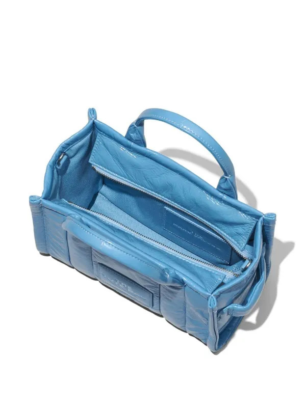Marc Jacobs ザ シャイニー クリンクル トート バッグ S | ブルー | FARFETCH JP
