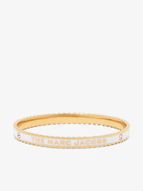Marc Jacobs The Medallion scalloped bangle bracelet