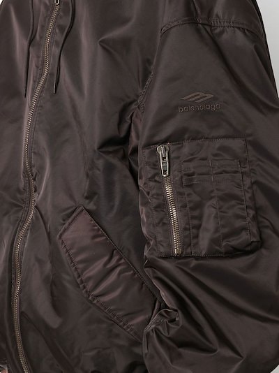 Balenciaga hooded bomber jacket MODES