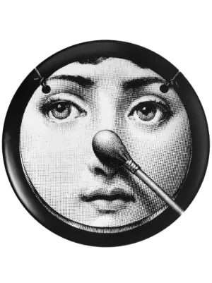 Fornasetti Tema e Variazioni N1 ウォールプレート 26cm | ブラック
