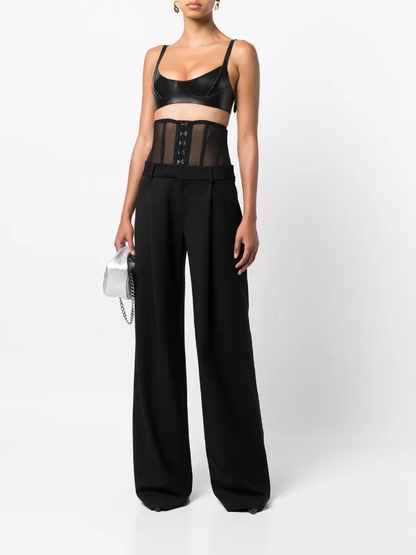 High Waisted Wide Leg Trousers