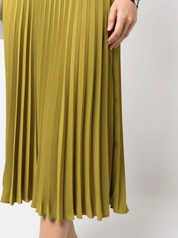 Green pleated skirt outlet tesco