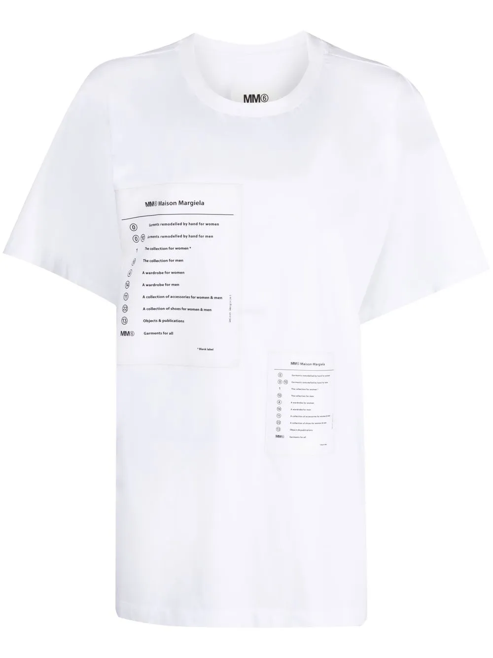 

MM6 Maison Margiela logo-print short-sleeve T-shirt - White