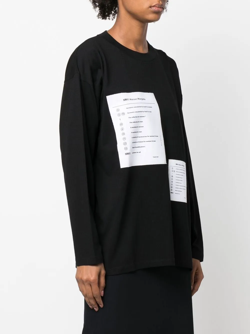 MM6 Maison Margiela ロゴ ロングTシャツ - Farfetch