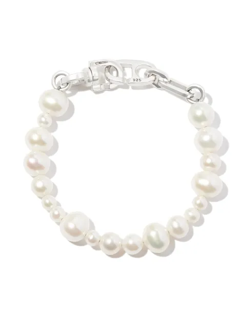 M.Cohen pulsera de cadena Blue Pearl