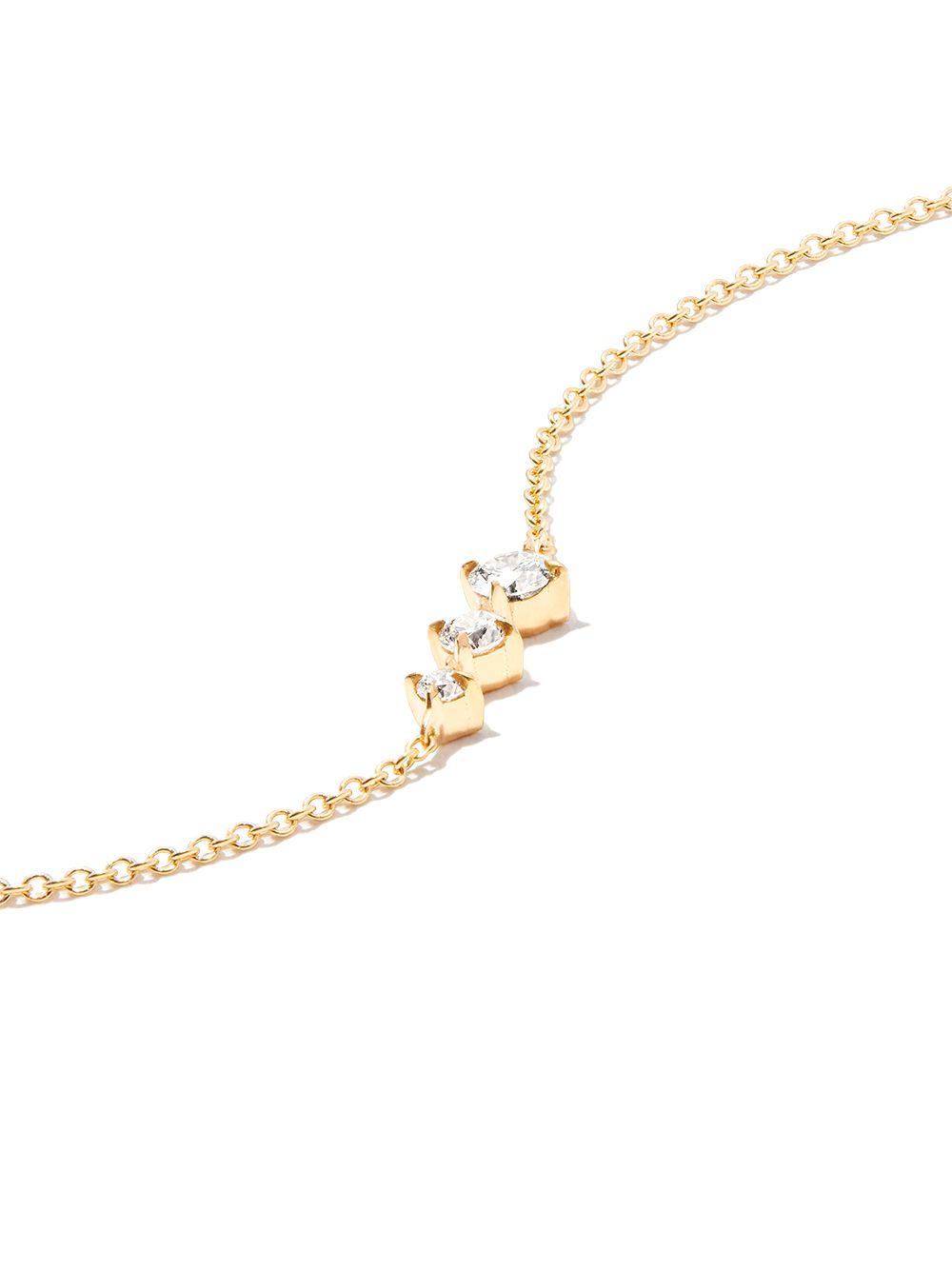 Shop Lizzie Mandler Fine Jewelry 14kt Yellow Old Éclat Floating Diamond Bracelet In Gold