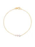 Lizzie Mandler Fine Jewelry 14kt yellow old Éclat Floating diamond bracelet - Gold