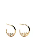 Lizzie Mandler Fine Jewelry 18kt yellow gold diamond hoops