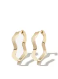 Mateo 14kt yellow gold curve hoop earrings