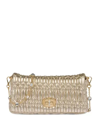 Miu miu gold clutch online