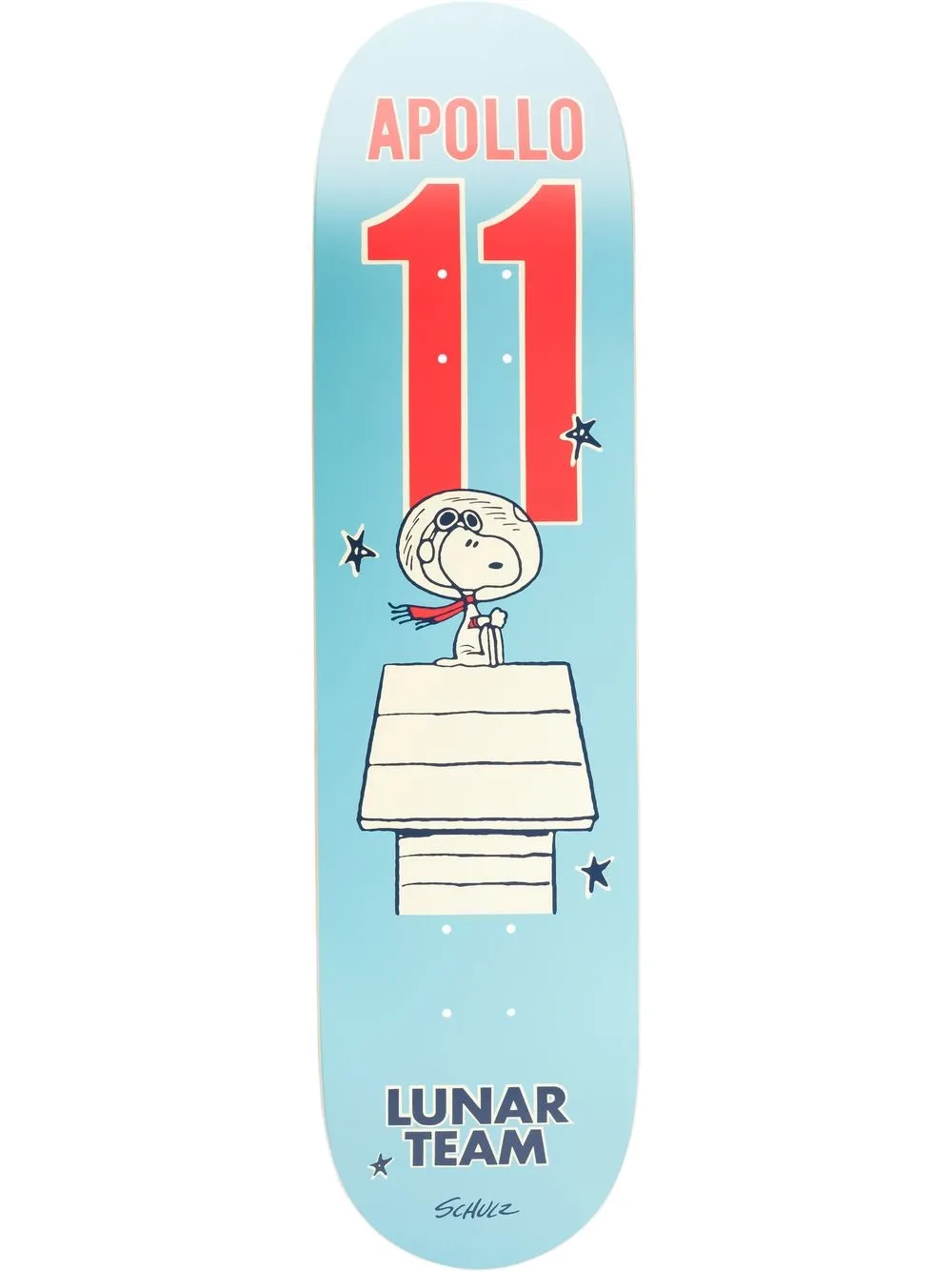 

The Skateroom x Peanuts Apollo 11 Lunar Team skateboard - Neutrals