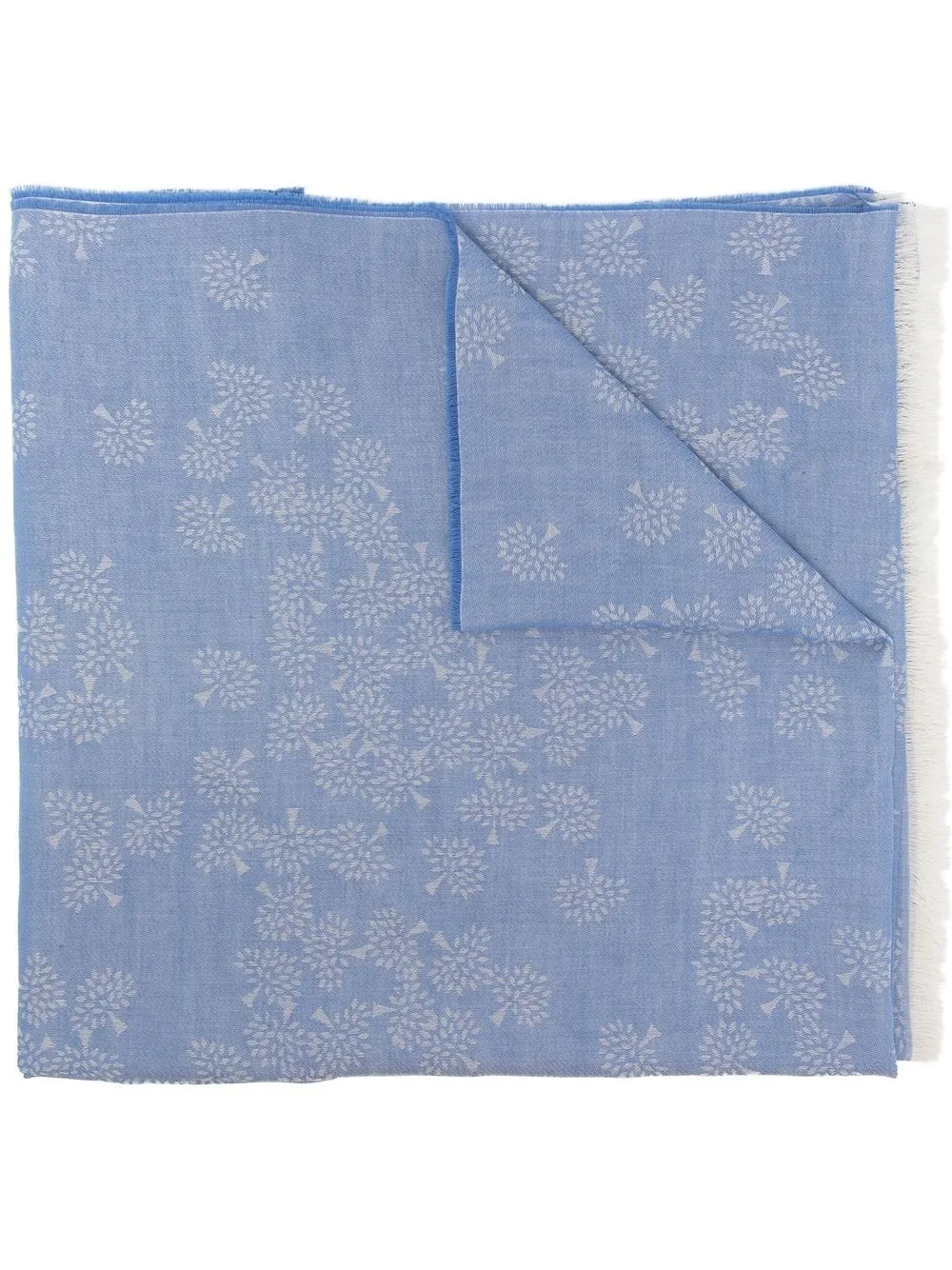 

Mulberry Tamara tree-print scarf - Blue