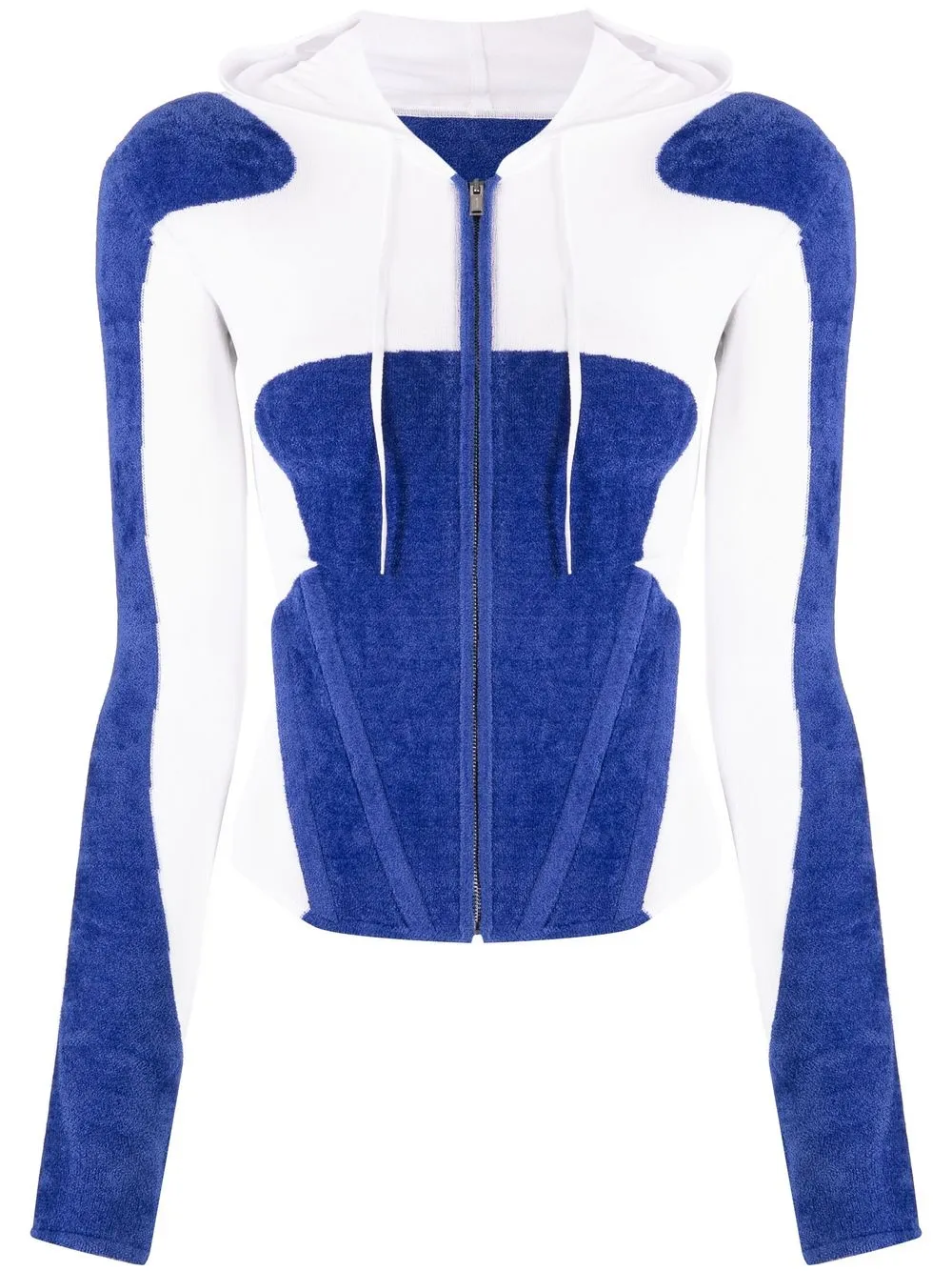 

Dion Lee hoodie Chenille Intarsia - Blanco