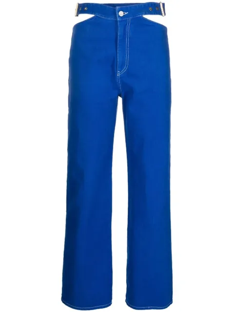 Dion Lee Y-Front straight-leg jeans