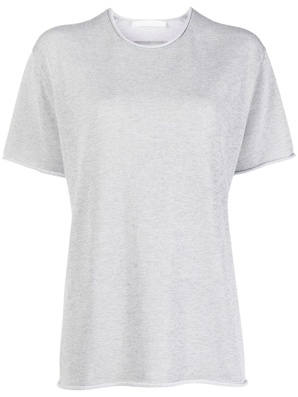 

Dion Lee playera Light Reflective Logo - Gris