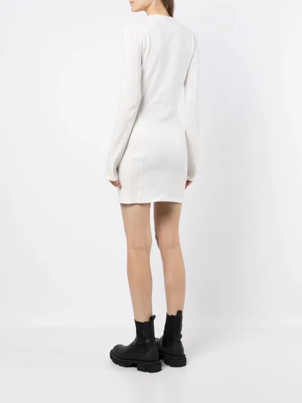 Dion Lee Ribbed Mini Shift Dress Farfetch