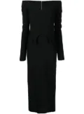 Dion Lee arch longline corset dress - Black