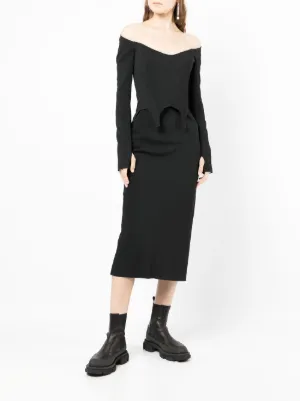 新品 DION LEE レザー カットアウト ワンピース 黒 BLACK 新品 DION LEE レザー カットアウト ワンピース 黒 BLACK