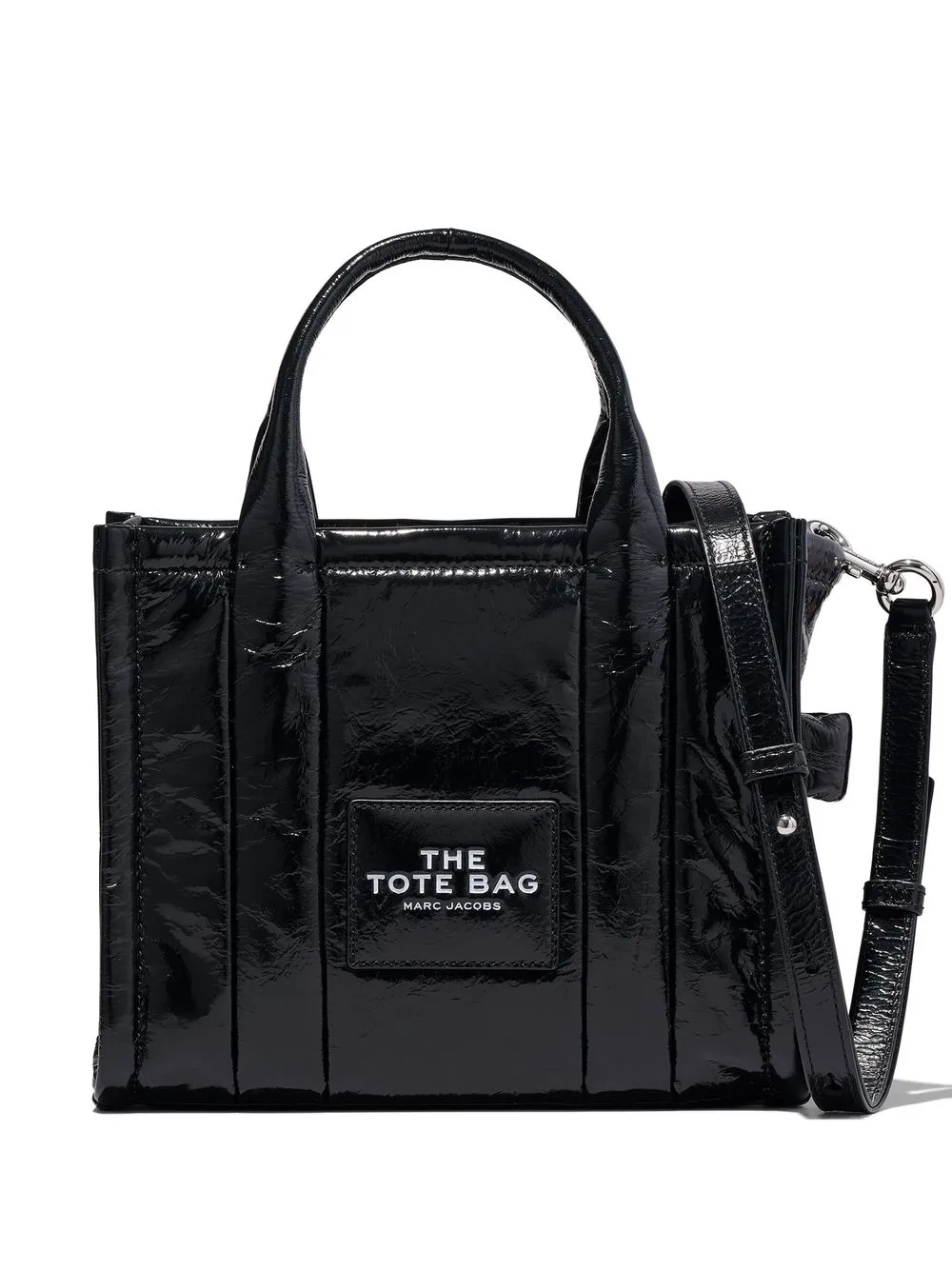 

Marc Jacobs tote con efecto arrugado - Negro