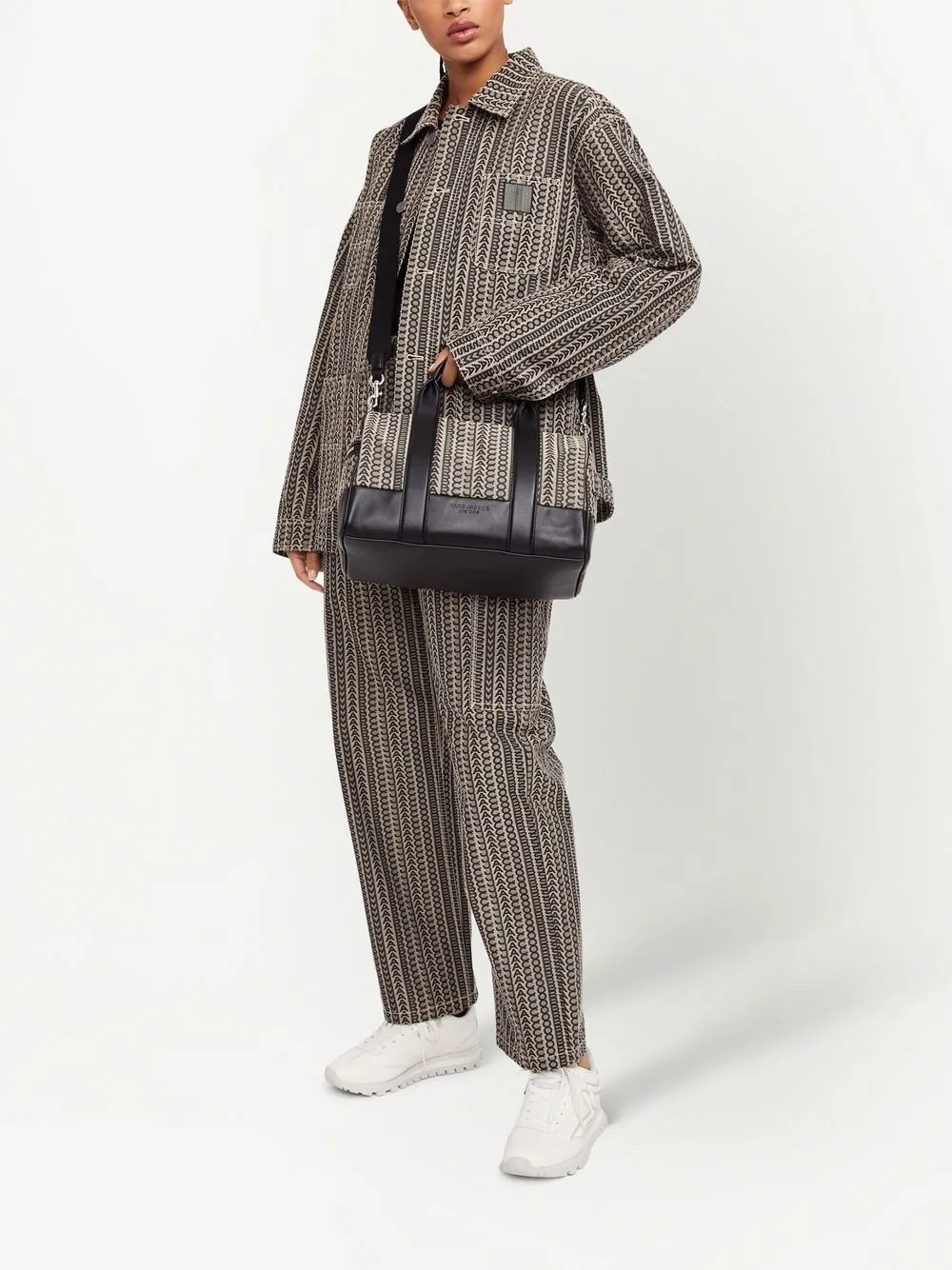 Marc Jacobs The Monogram Jacquard Duffle Bag In Black ModeSens