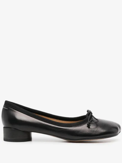 MM6 Maison Margiela ballerinaskor i läder