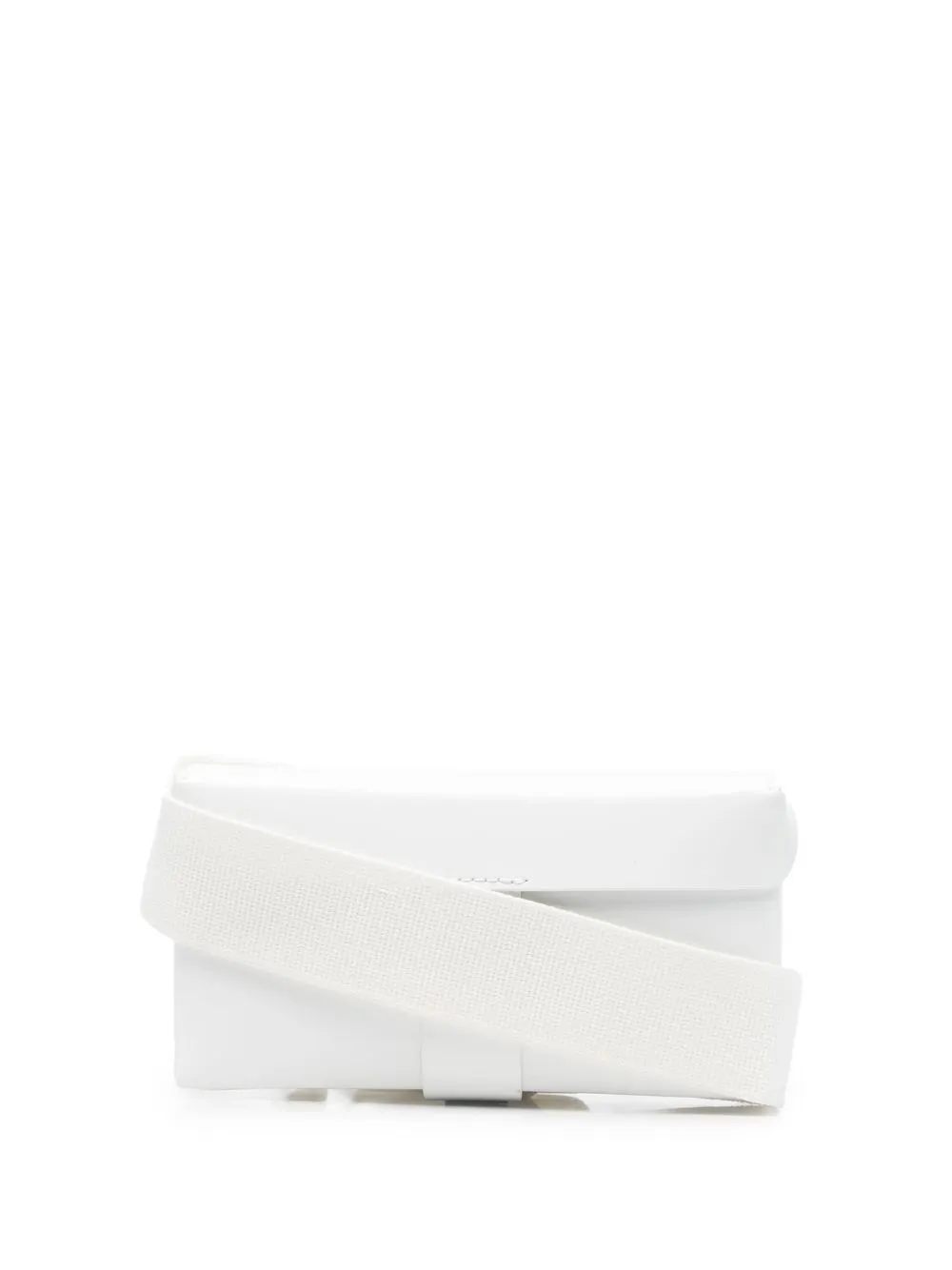 

MM6 Maison Margiela foldover cross-body bag - White