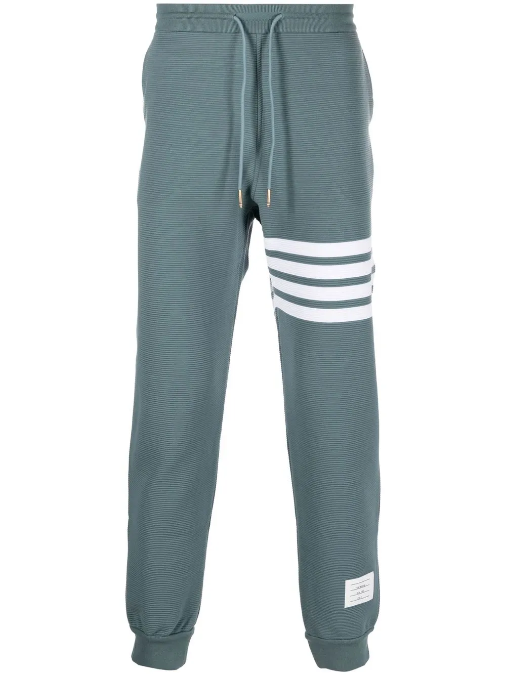 

Thom Browne logo-patch ribbed track pants - Blue