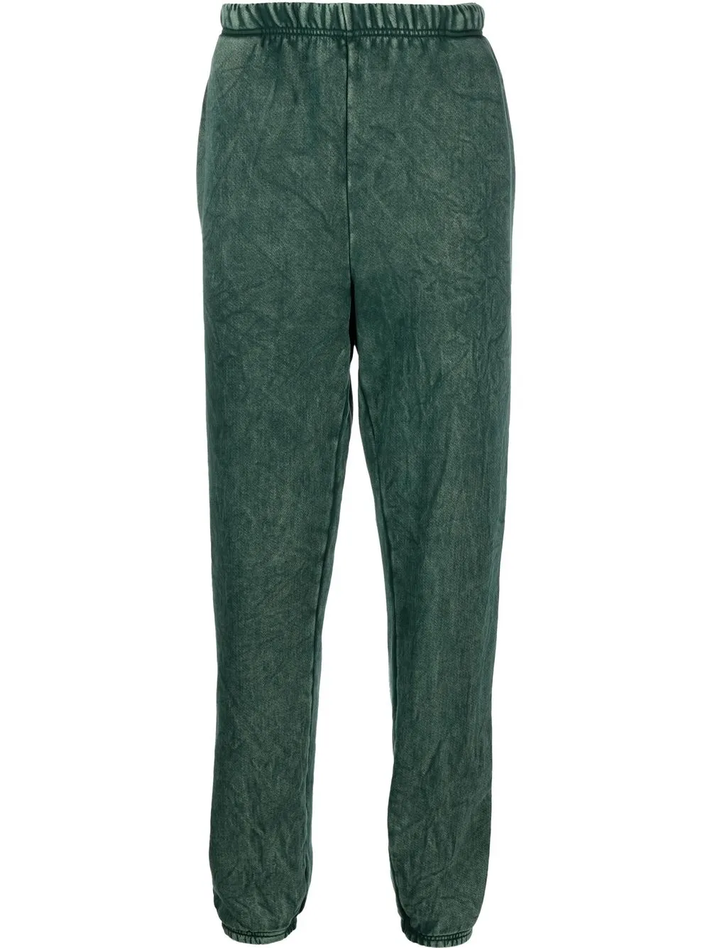 

Les Tien Classic faded-effect track pants - Green