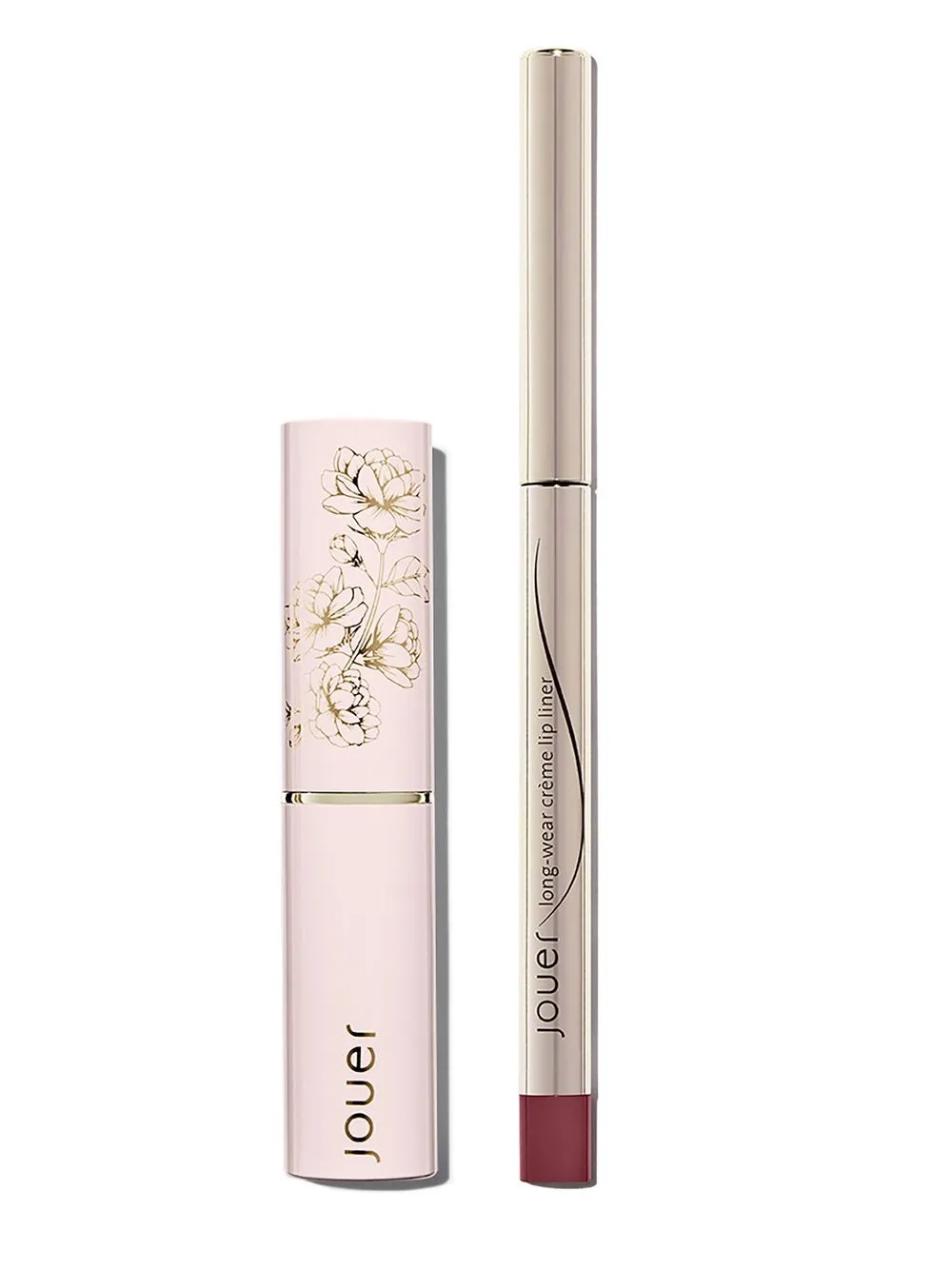 Jouer Bare Rose Lip Kit In Brown