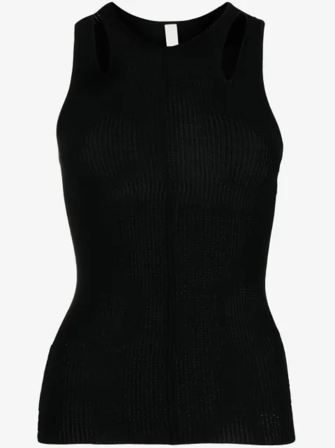 Dion Lee débardeur Merino Pointelle nervuré