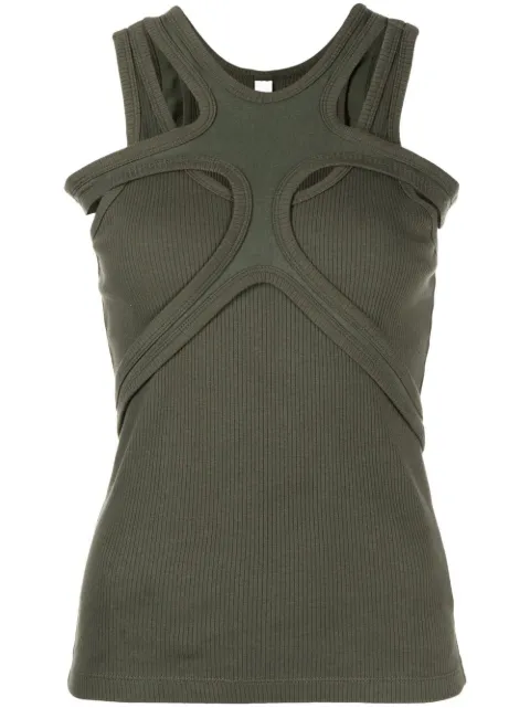 Dion Lee Multilock cotton tank top