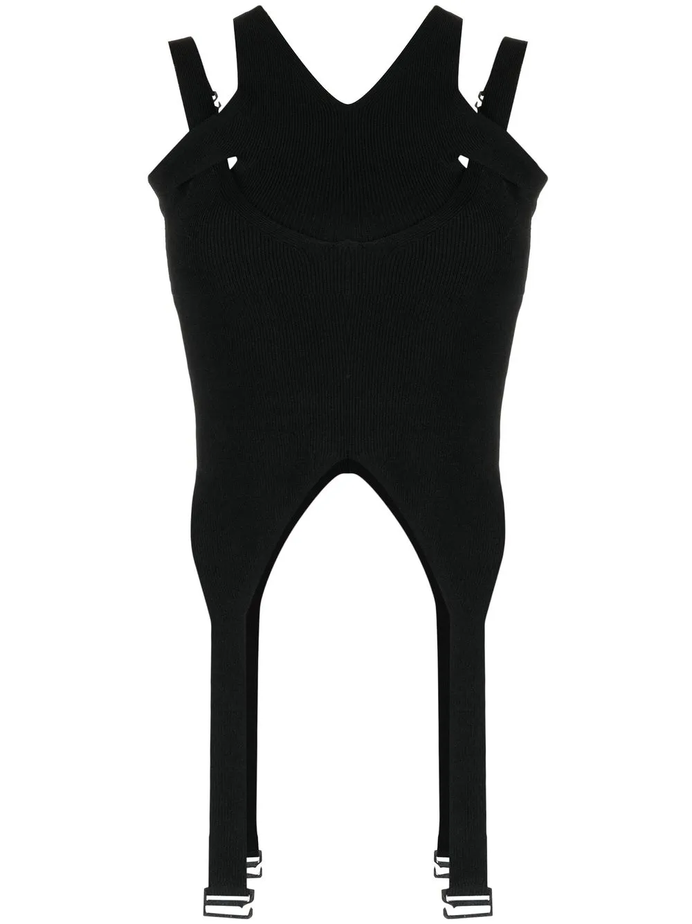 

Dion Lee Lock slit tank top - Black