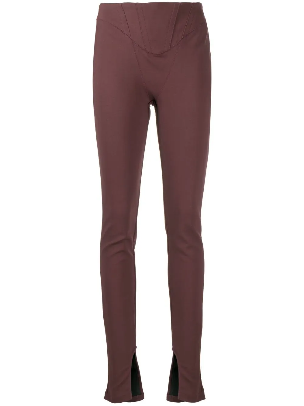 

Dion Lee pantalones skinny con diseño de corset - Rojo