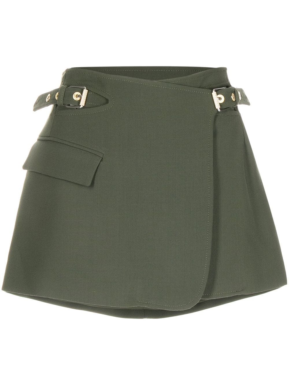 Dion Lee interlock A-line mini skirt