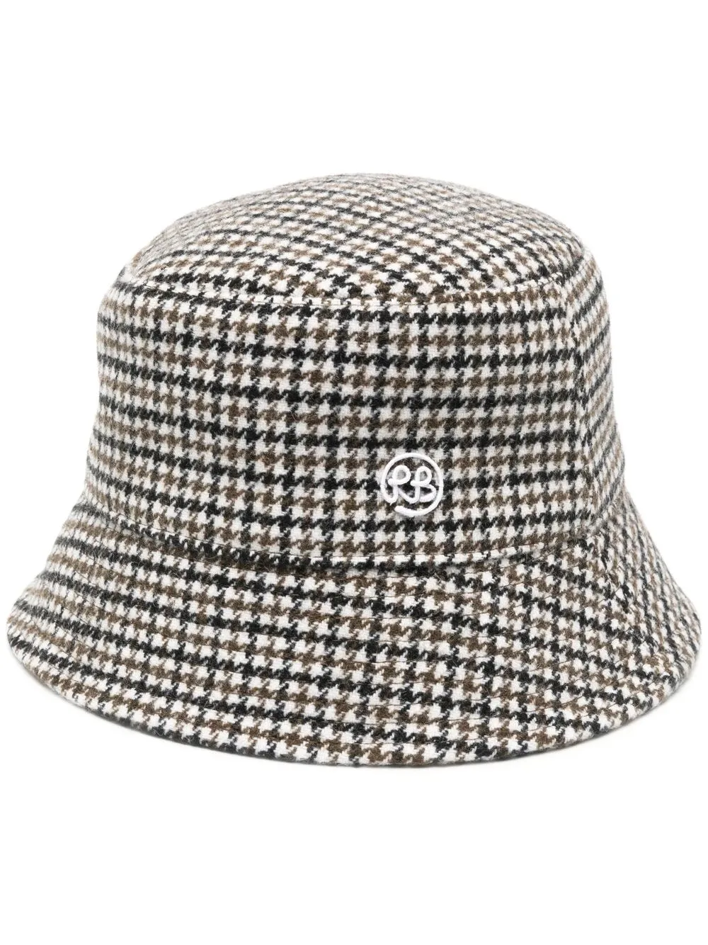 

Ruslan Baginskiy houndstooth-print bucket hat - Marrón