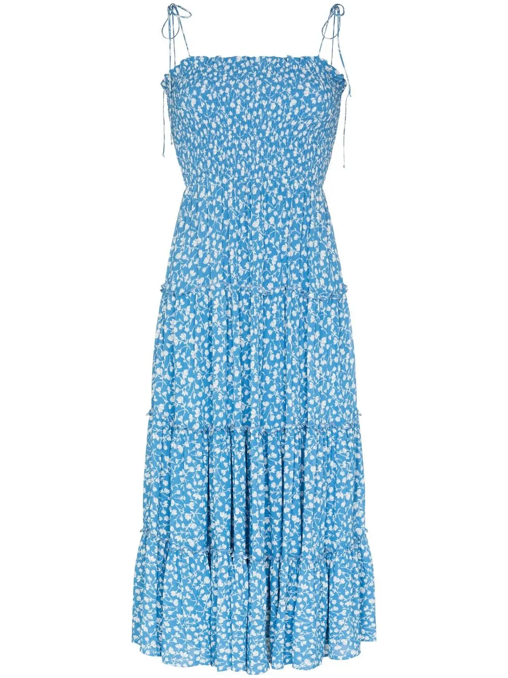 

Reformation vestido largo Nira - Azul