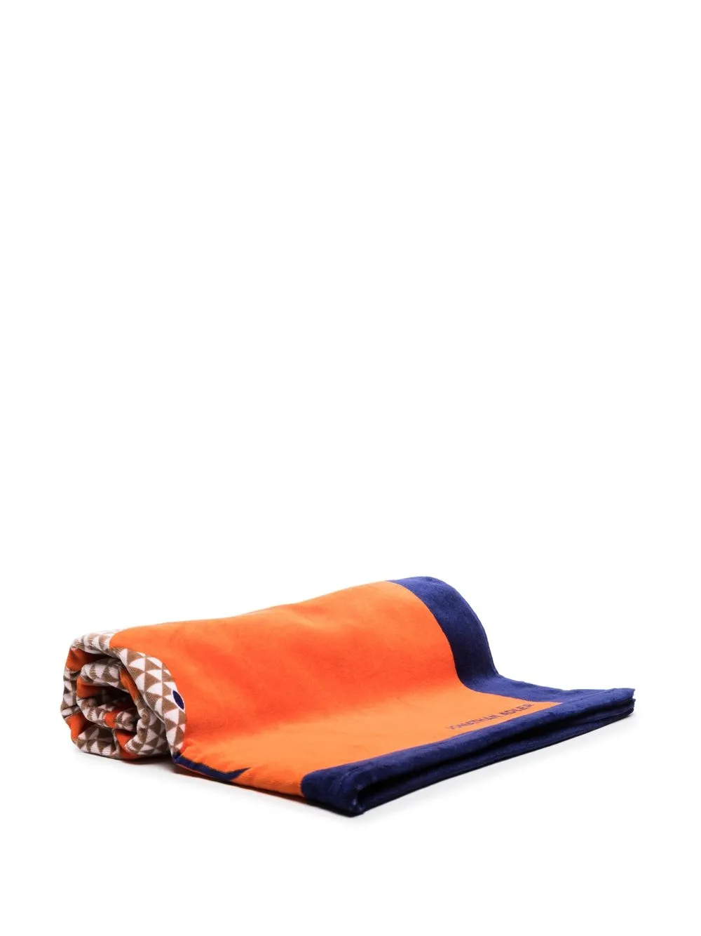 Jonathan Adler Strandhanddoek met slangenprint - Oranje