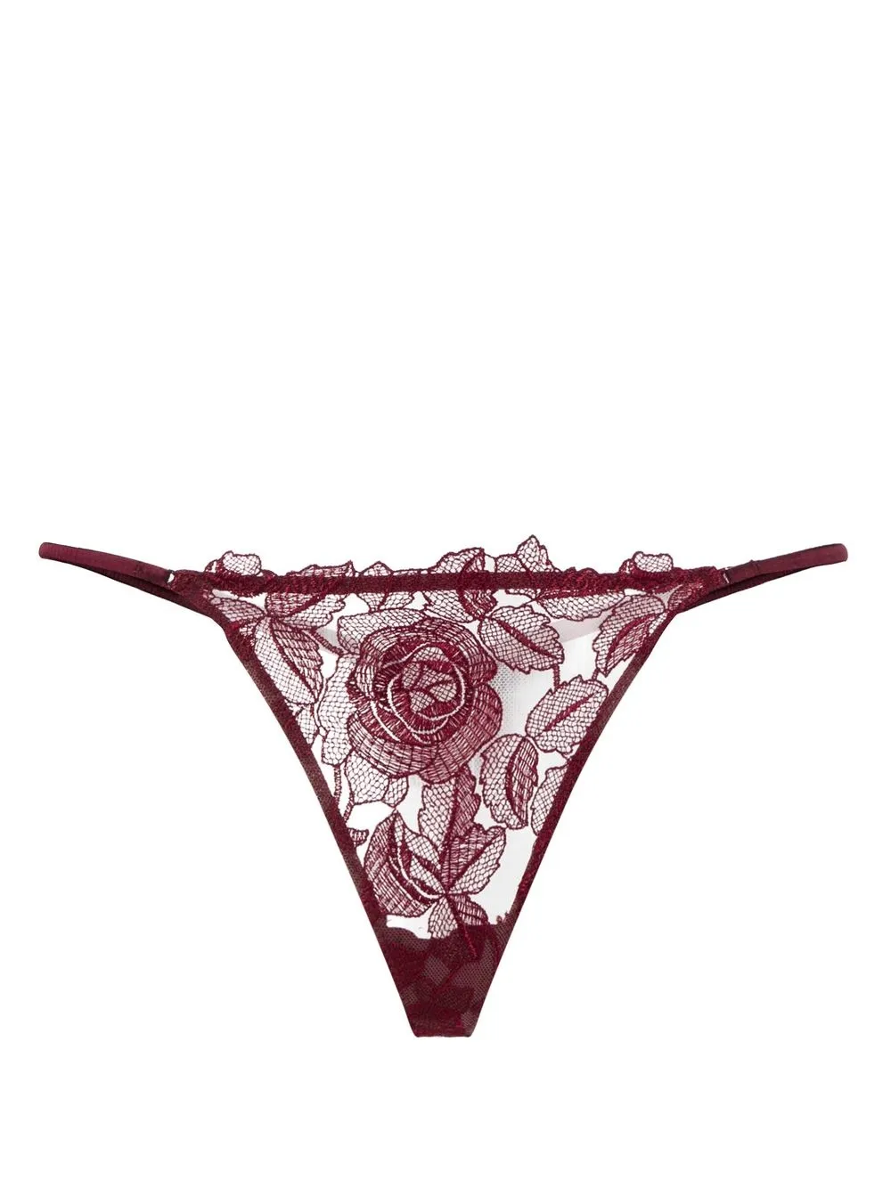 

Fleur Du Mal tanga con diseño bordado - Neutro
