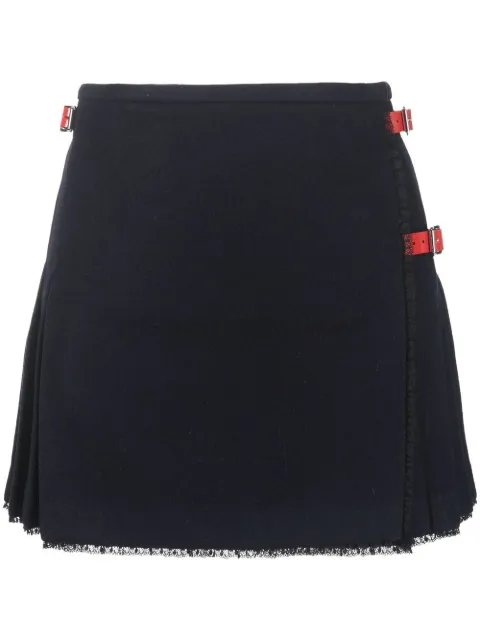 Molly Goddard Anke pleated wool miniskirt