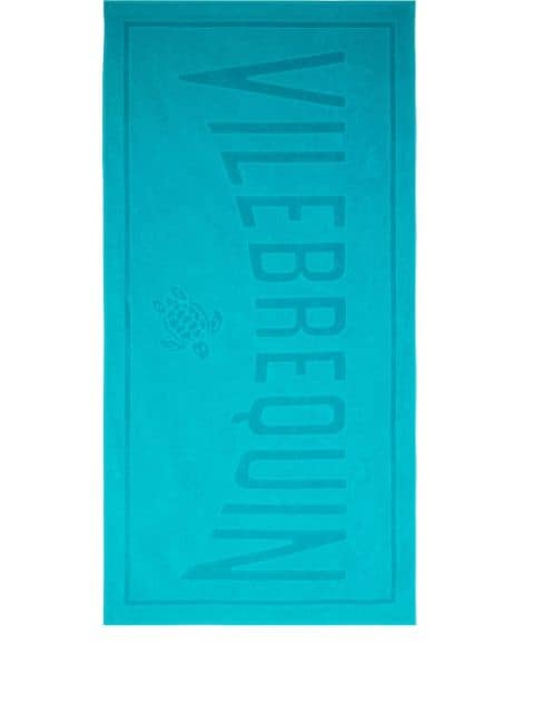 Vilebrequin logo-jacquard beach towel