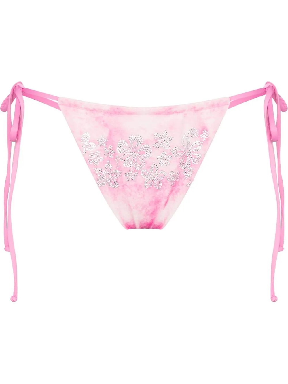 

Frankies Bikinis Tia tie-dye bikini bottom - Pink